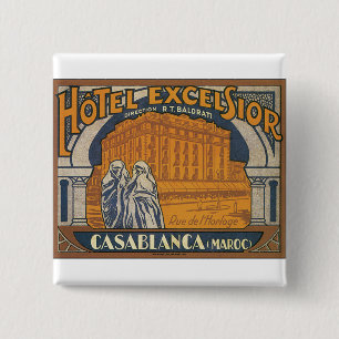 Hotel Excelsior Casablanca Button