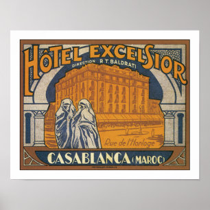 Hotel Excelsior Casablanca Poster