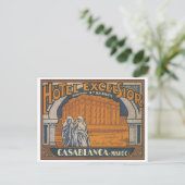Hotel Excelsior Casablanca Postkarte (Stehend Vorderseite)