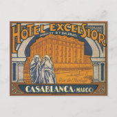 Hotel Excelsior Casablanca Postkarte (Vorderseite)