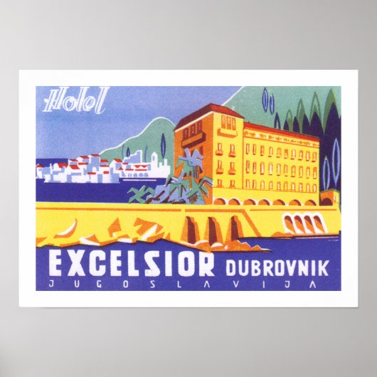 Hotel Excelsior Dubrovnik Poster (Vorne)