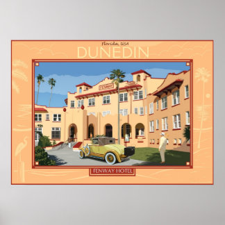 Hotel Fenway. Dunedin, Florida Poster
