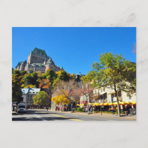 Hotel Frontenac Hoch über Quebec Postkarte