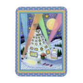 HOTEL FUNNY SNOWMAN, NORDLICHKEITEN UND PENGUINEN MAGNET (Vertikal)