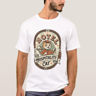Hotel Gastfreundschaft Katze Hotel Gastfreundschaf T-Shirt