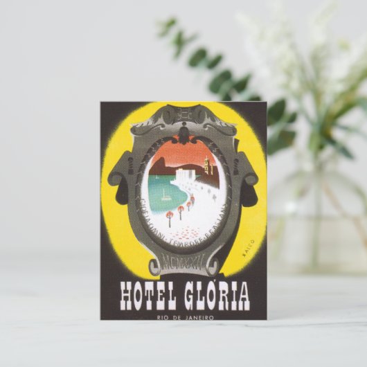 Hotel Gloria Postkarte (Stehend Vorderseite)