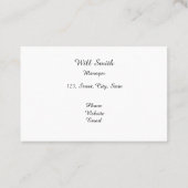 Hotel Greece Church Santorini blauer Foto und Text Visitenkarte (Rückseite)