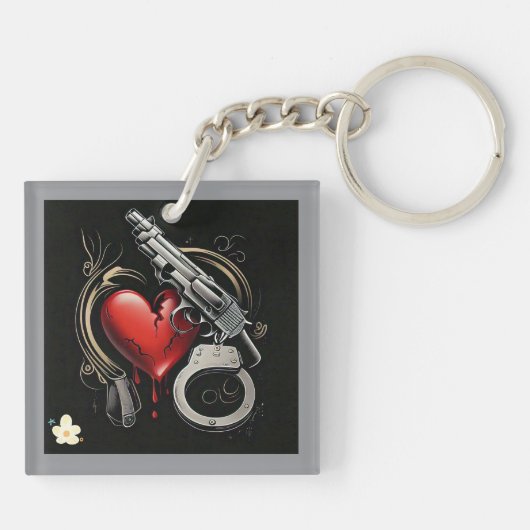 Hotel Heartbreak Schlüsselanhänger (Rückseite)