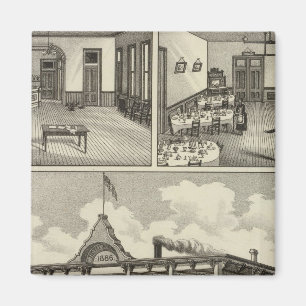 Hotel Hicks, Stockton, Kansas Magnet