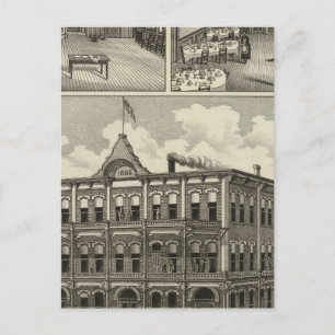 Hotel Hicks, Stockton, Kansas Postkarte