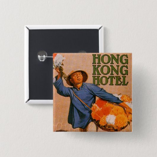Hotel Hong Kong Button (Vorne & Hinten)