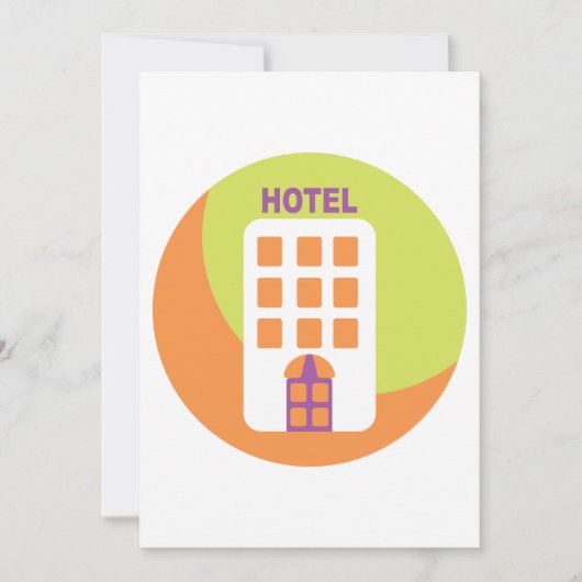 Hotel Icon Einladung (Vorderseite)