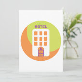 Hotel Icon Einladung (Stehend Vorderseite)