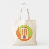 Hotel Icon Tote Bag Tragetasche (Rückseite)