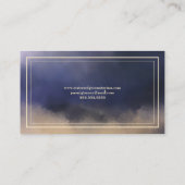 Hotel, Inn, Wasser, Country Inn, Blue Visitenkarte (Rückseite)