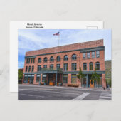 Hotel Jerome, Aspen, Colorado Postkarte (Vorne/Hinten)