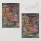 Hotel-kundengerechte Visitenkarte Paul Klees DAS (Vorne/Hinten)