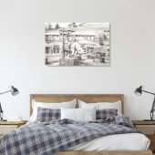 Hotel "La Reserve" Genf. 2010 Leinwanddruck (Insitu (Schlafzimmer))