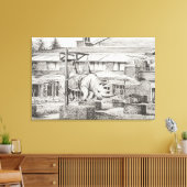 Hotel "La Reserve" Genf. 2010 Leinwanddruck (Insitu (Wohnzimmer))