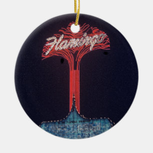 Hotel Las Vegas Flamingo Keramik Ornament