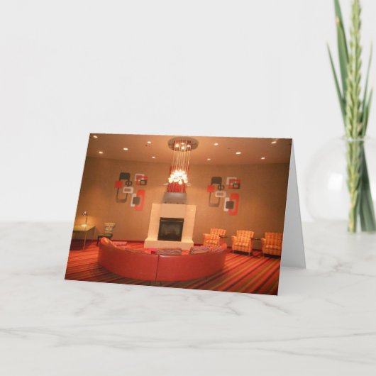 "Hotel Lobby" Get Well Card Karte (Vorderseite)