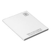 Hotel-Logo Werbe-Branding Geschäft Notizblock (angewinkelt)