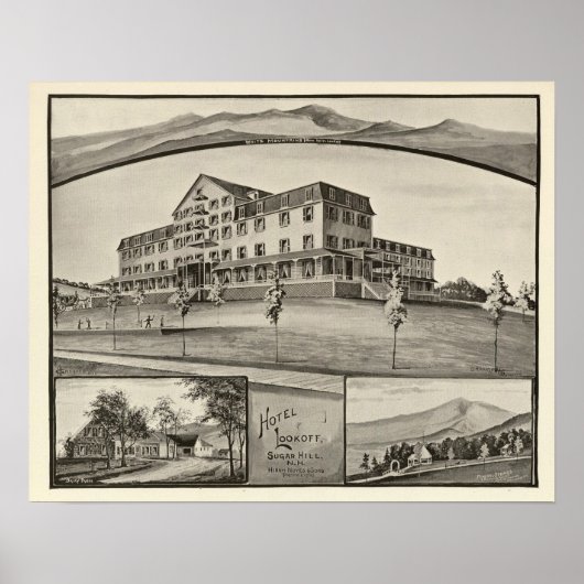 Hotel Lookoff, Sugar Hill, NH Poster (Vorne)