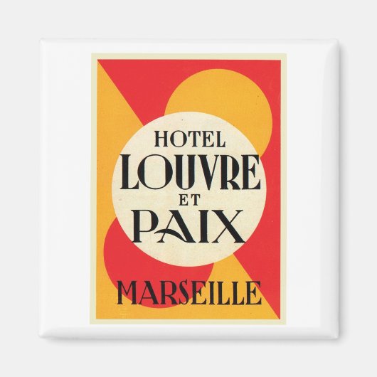 Hotel Louvre et Paix Marseille Magnet (Vorne)