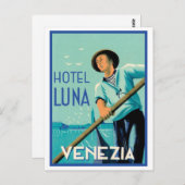 Hotel Luna Venezia Postkarte (Vorne/Hinten)