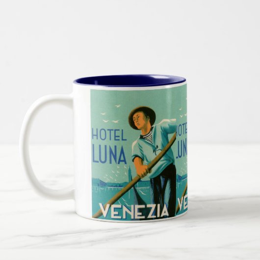Hotel Luna Venezia Zweifarbige Tasse (Links)