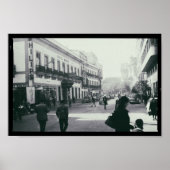 Hotel Madrid 1964 Spanien Monochrome Poster (Vorne)