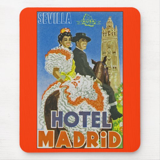 Hotel Madrid Mousepad (Vorne)