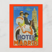 Hotel Madrid Postkarte (Vorderseite)
