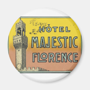 Hotel Majestic Florence Magnet