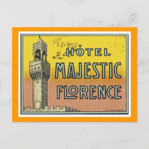 Hotel Majestic Florence Postkarte