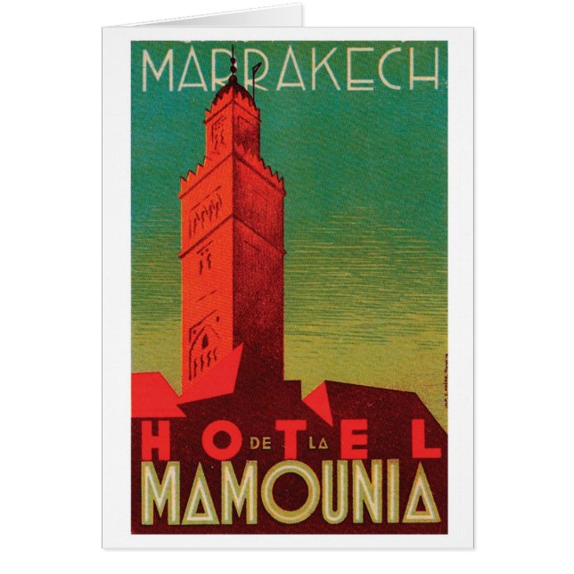 Hotel Mamounia Marrakech (Vorne)