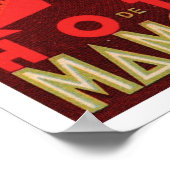 Hotel Mamounia Marrakech Poster (Ecke)