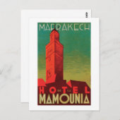 Hotel Mamounia Marrakech Postkarte (Vorne/Hinten)