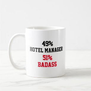 Hotel Manager  Badass Kaffeetasse