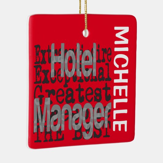 Hotel Manager Extraordinaire CUSTOM Keramikornament (Rechts)