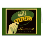 Hotel Metropol Budapest Ungarn Bellhop Hat (Vorderseite (Horizontal))