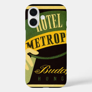 Hotel Metropol Budapest Ungarn Bellhop Hat iPhone 16 Hülle
