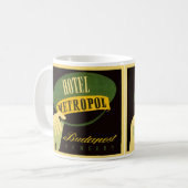Hotel Metropol Budapest Ungarn Bellhop Hat Kaffeetasse (Vorderseite Links)