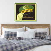 Hotel Metropol Budapest Ungarn Bellhop Hat Leinwanddruck (Insitu (Schlafzimmer))
