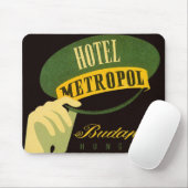 Hotel Metropol Budapest Ungarn Bellhop Hat Mousepad (Mit Mouse)