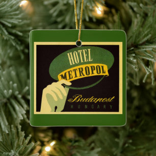 Hotel Metropol Budapest Ungarn Gepäckträgerhut Keramikornament