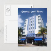 Hotel Miami Deko Postkarte (Vorne/Hinten)