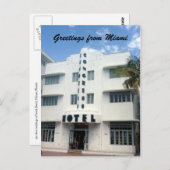 Hotel Miami Postkarte (Vorne/Hinten)