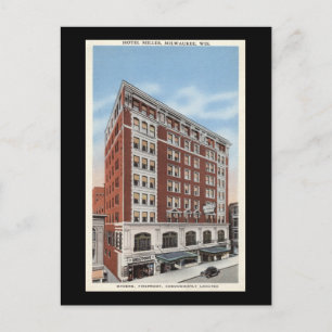 Hotel Miller, Milwaukee WI Vintage Postkarte