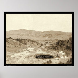 Hotel Minnekahta Hot Springs SD 1889 Poster